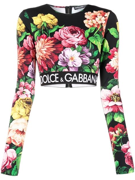 dolce gabbana crop top|dolce and gabbana blouses.